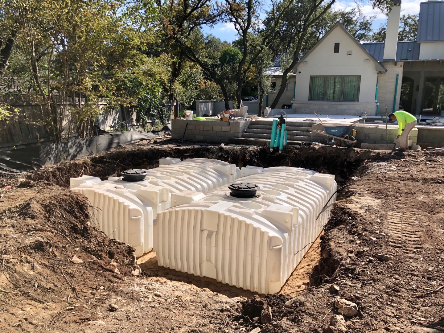 3525 Underground Cistern Holding Tank | Installed by Innovative Water Solutions in Austin, TX | BushmanUSA.com